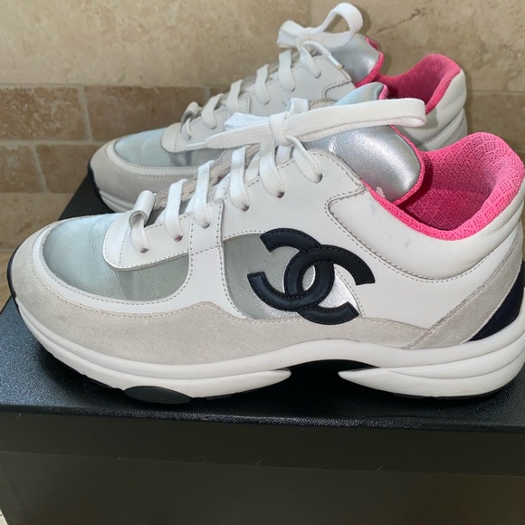 **SOLD** Chanel Classic Trainer sneakers 36.5 - Picture 1 of 11